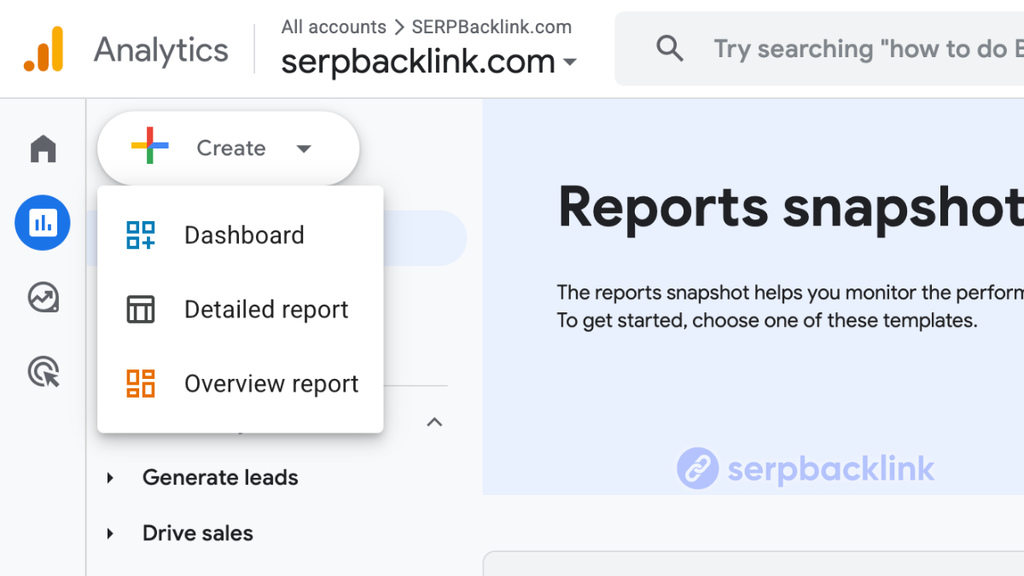 how to create a Google Analytics Dashboard